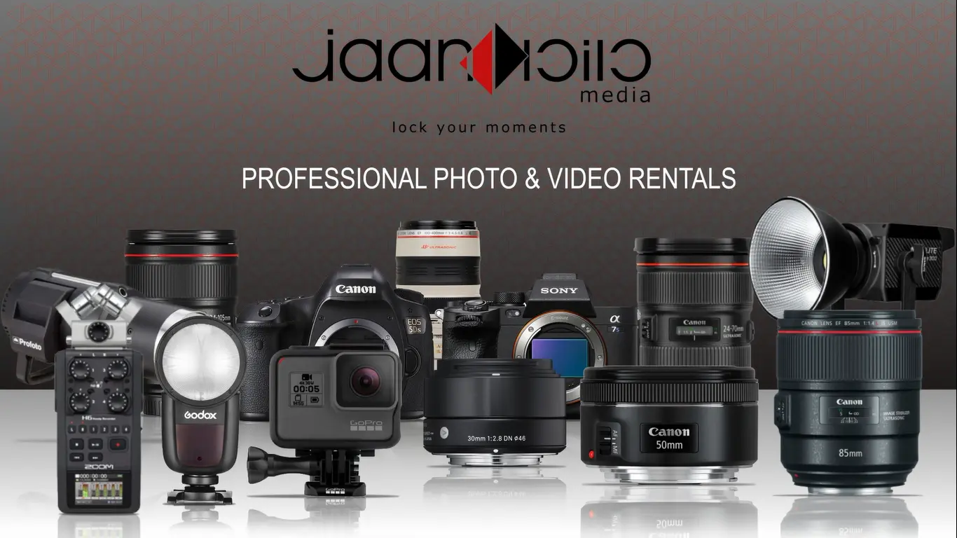 Professional camera equipment rental in Bahrain