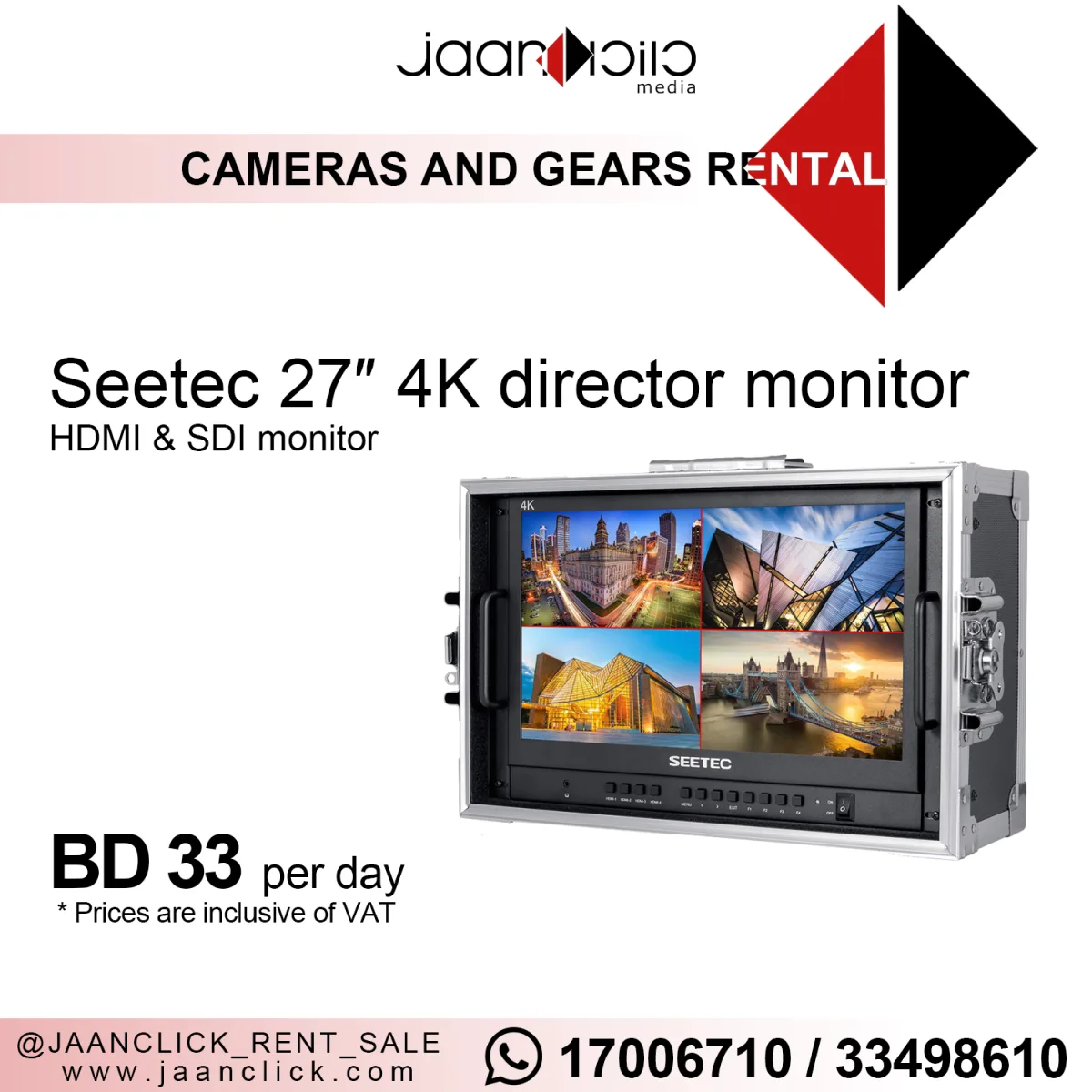Seetec 27” 4K Monitor