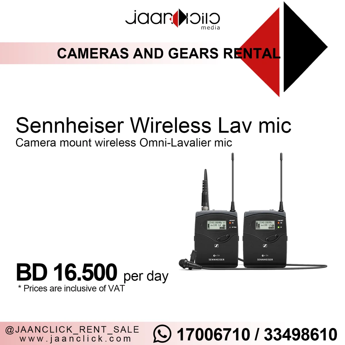 Sennheiser Wireless Lav Mic