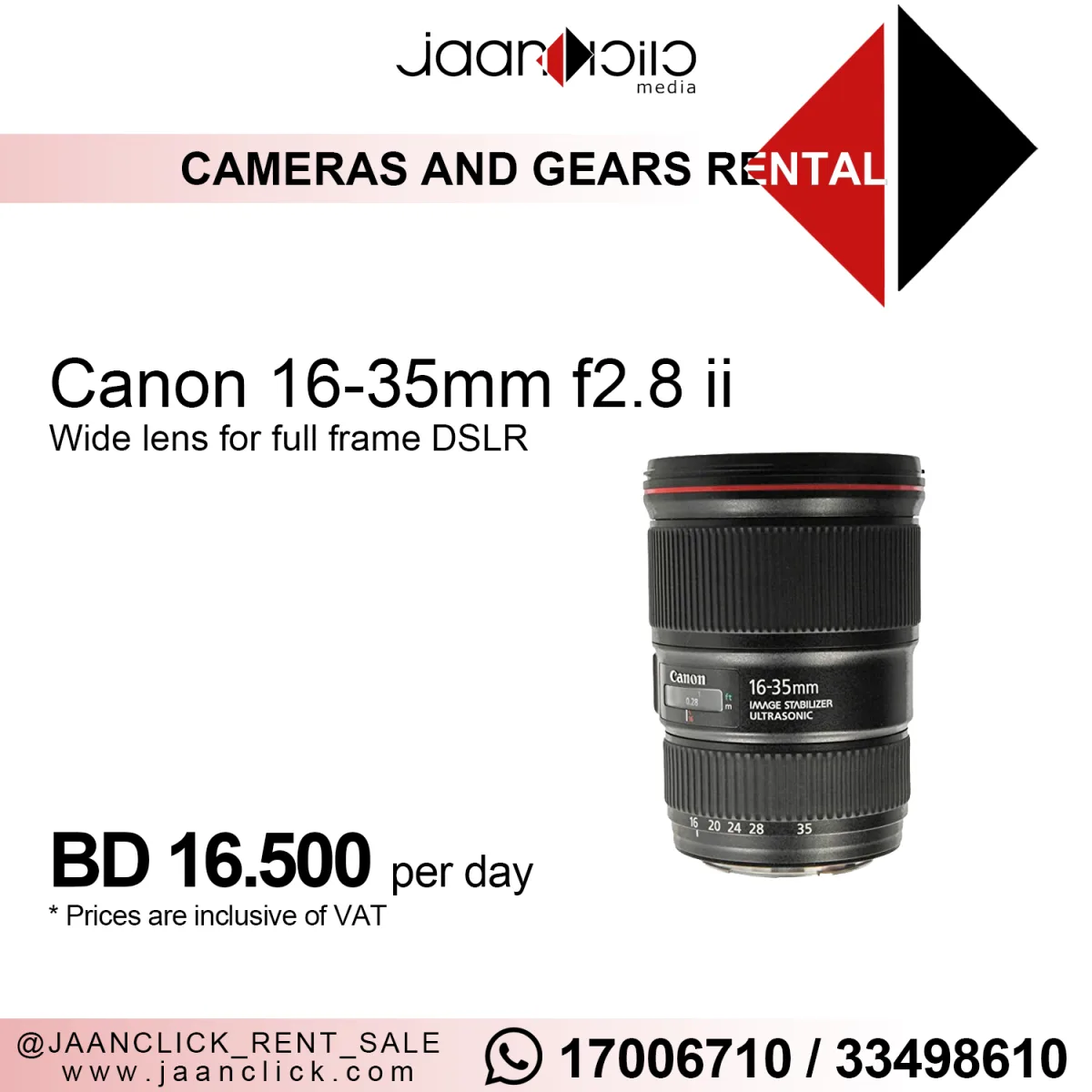 Canon 16-35mm F2.8ii