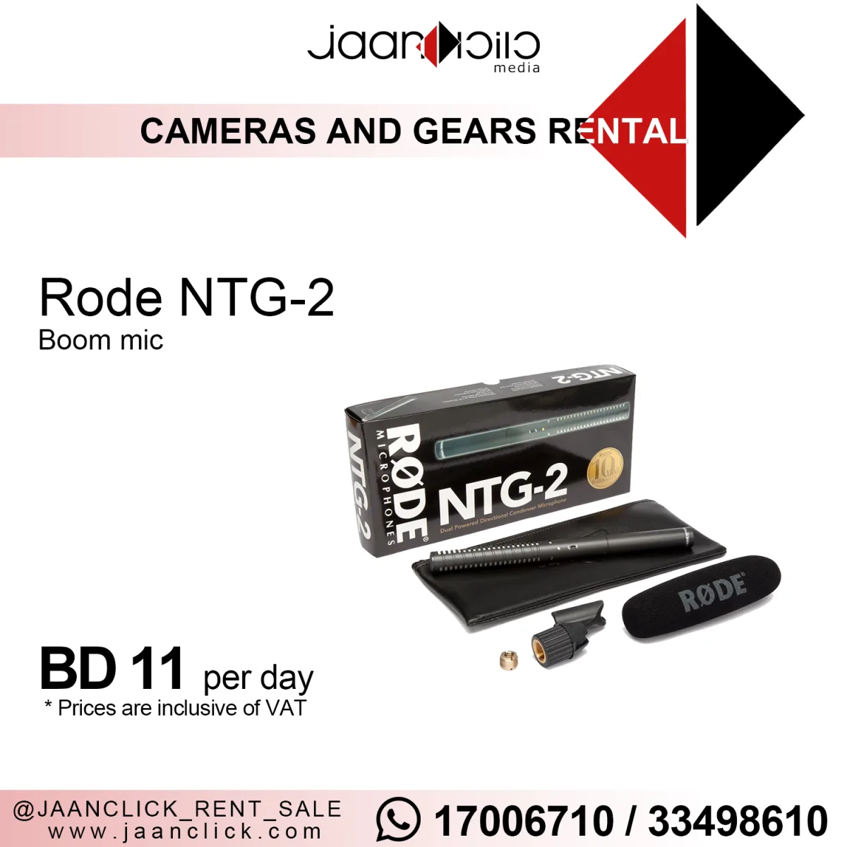 Rode NTG-2 Mic