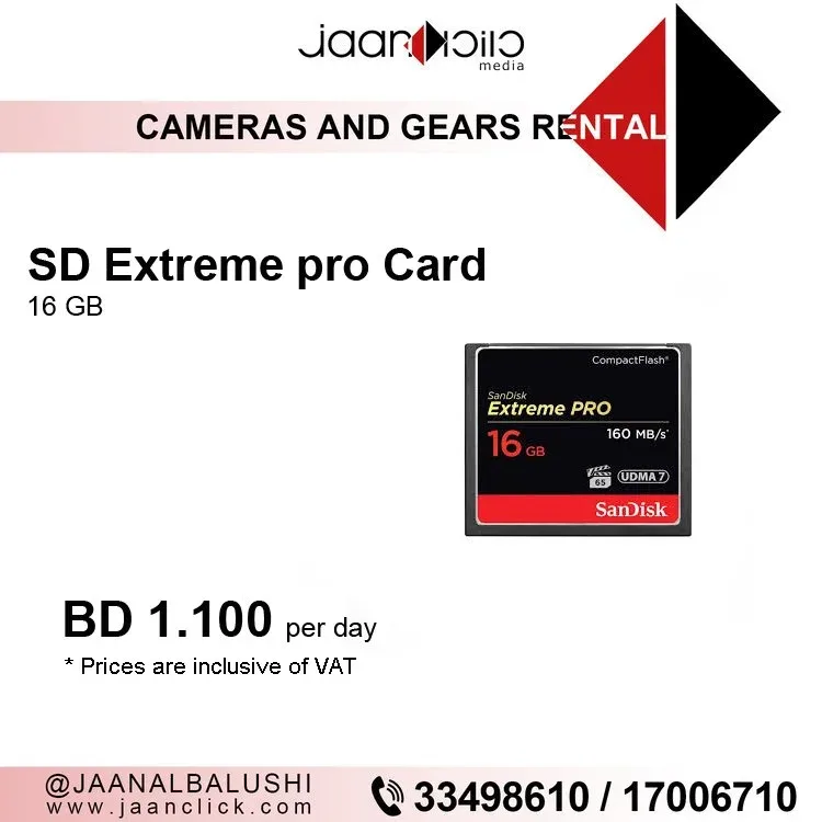 SD Extreme Pro Card