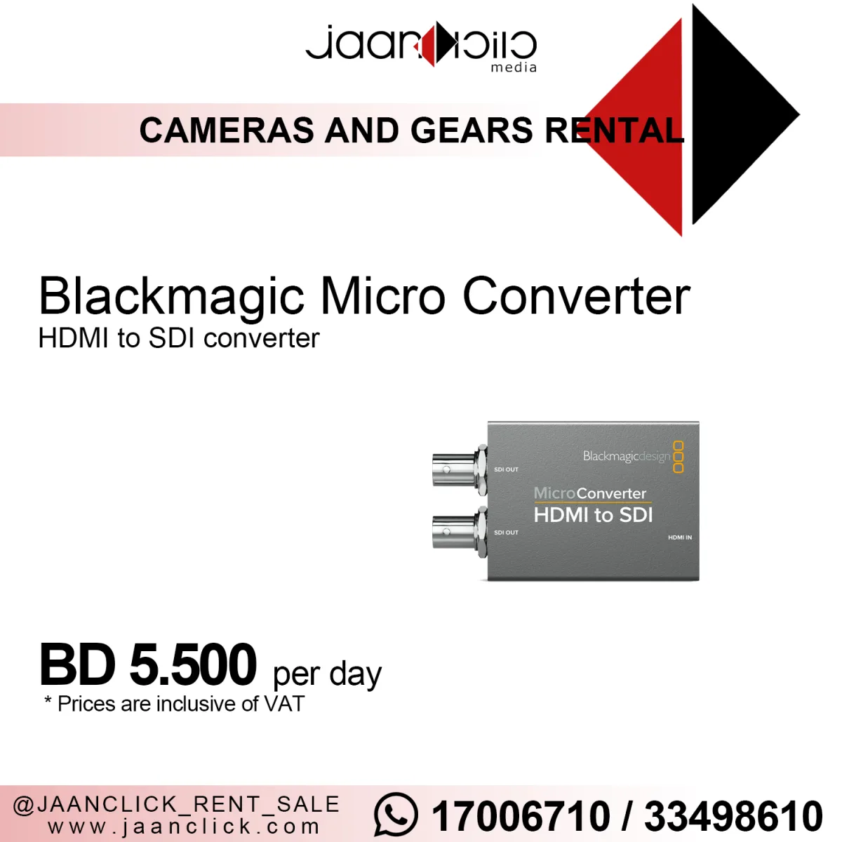 Blackmagic Micro HDMI To SDI Converter