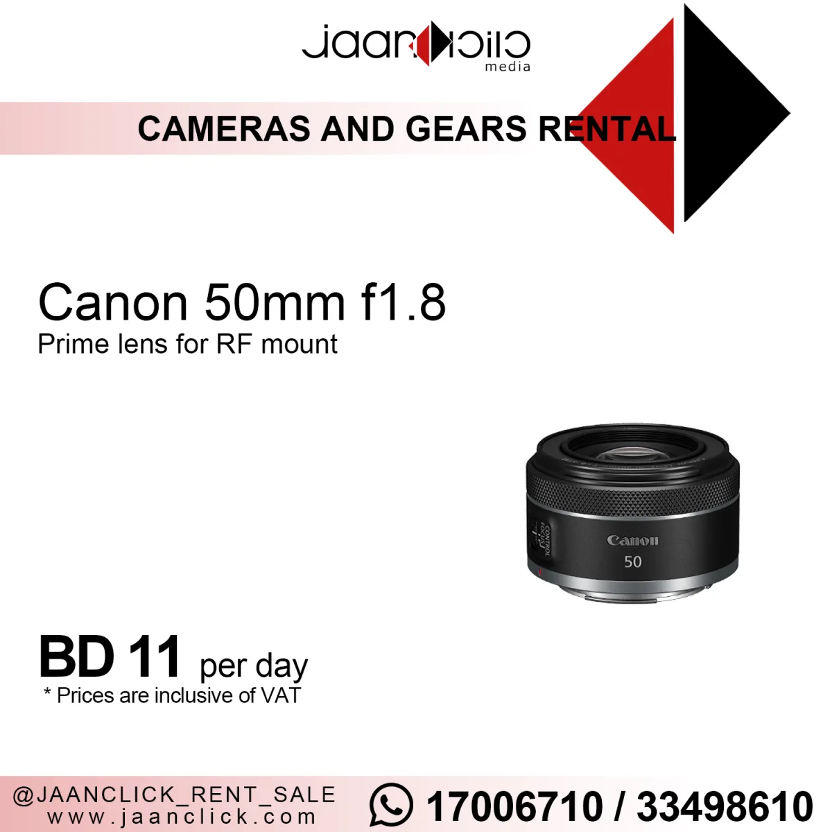 Canon 50mm F1.8 RF