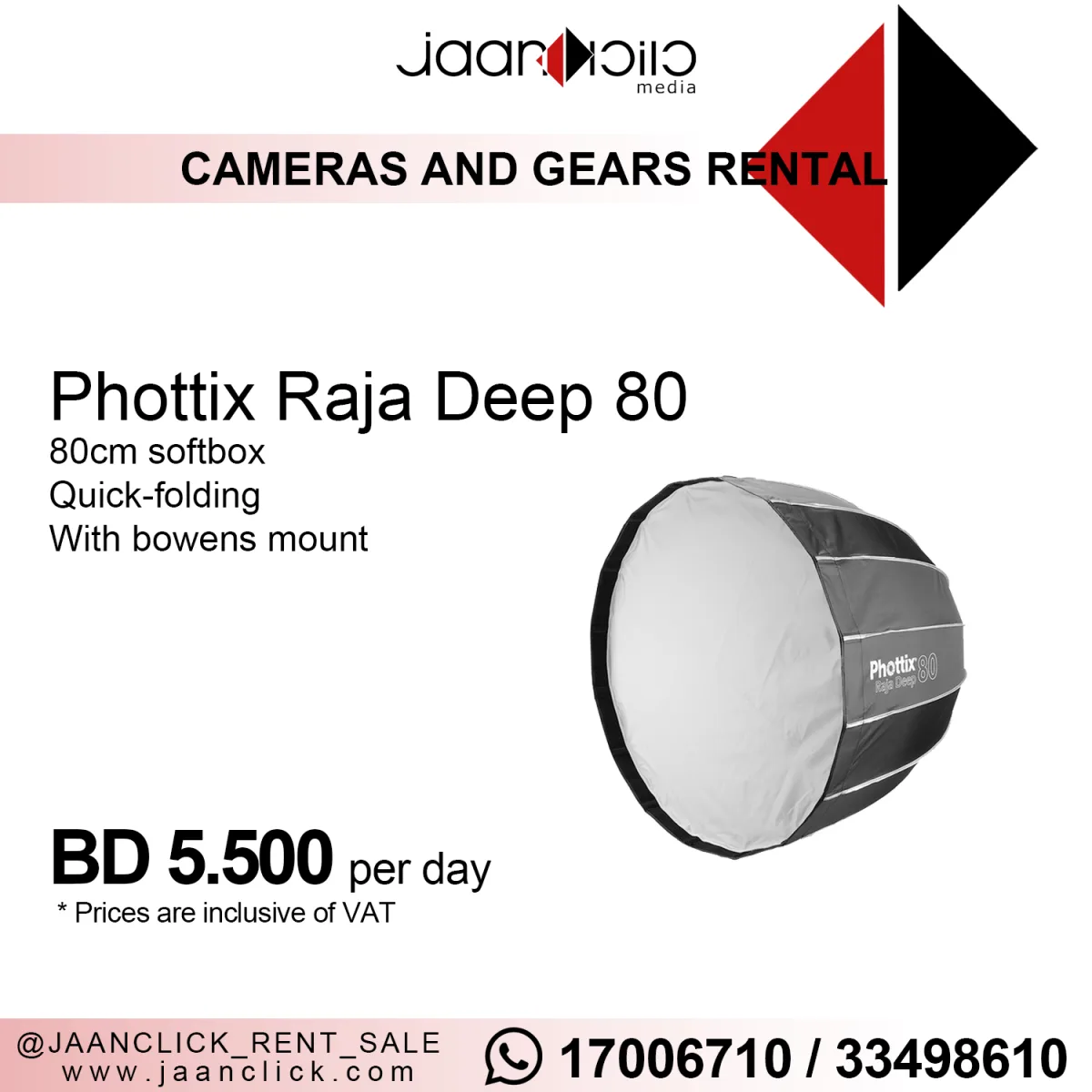 Phottix Raja Deep 80