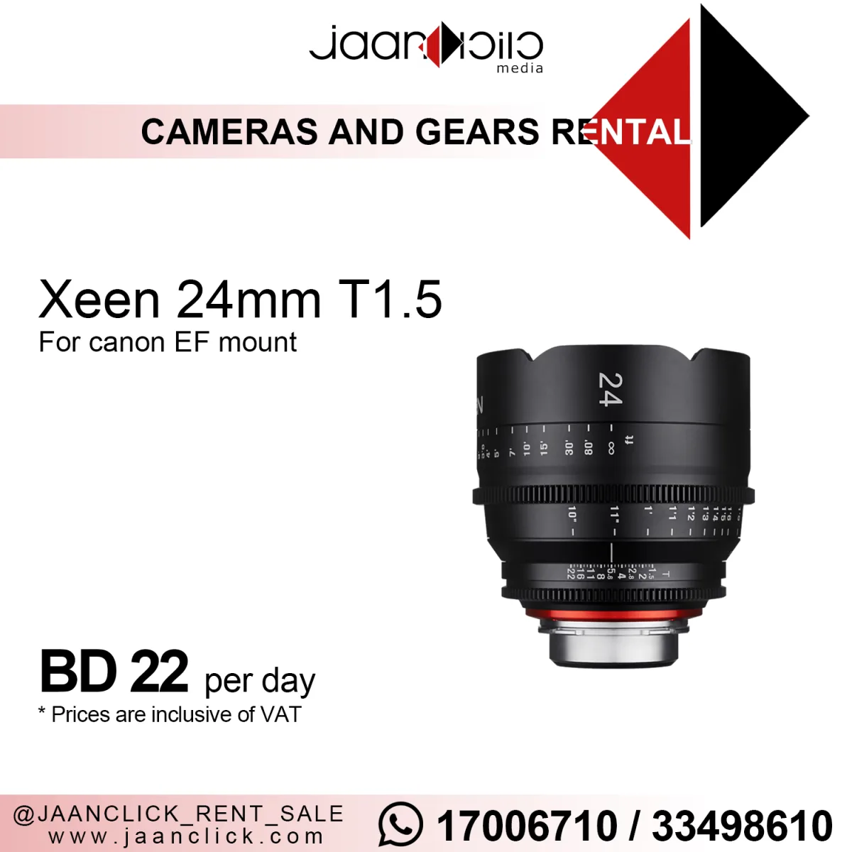 Xeen 24mm T1.5