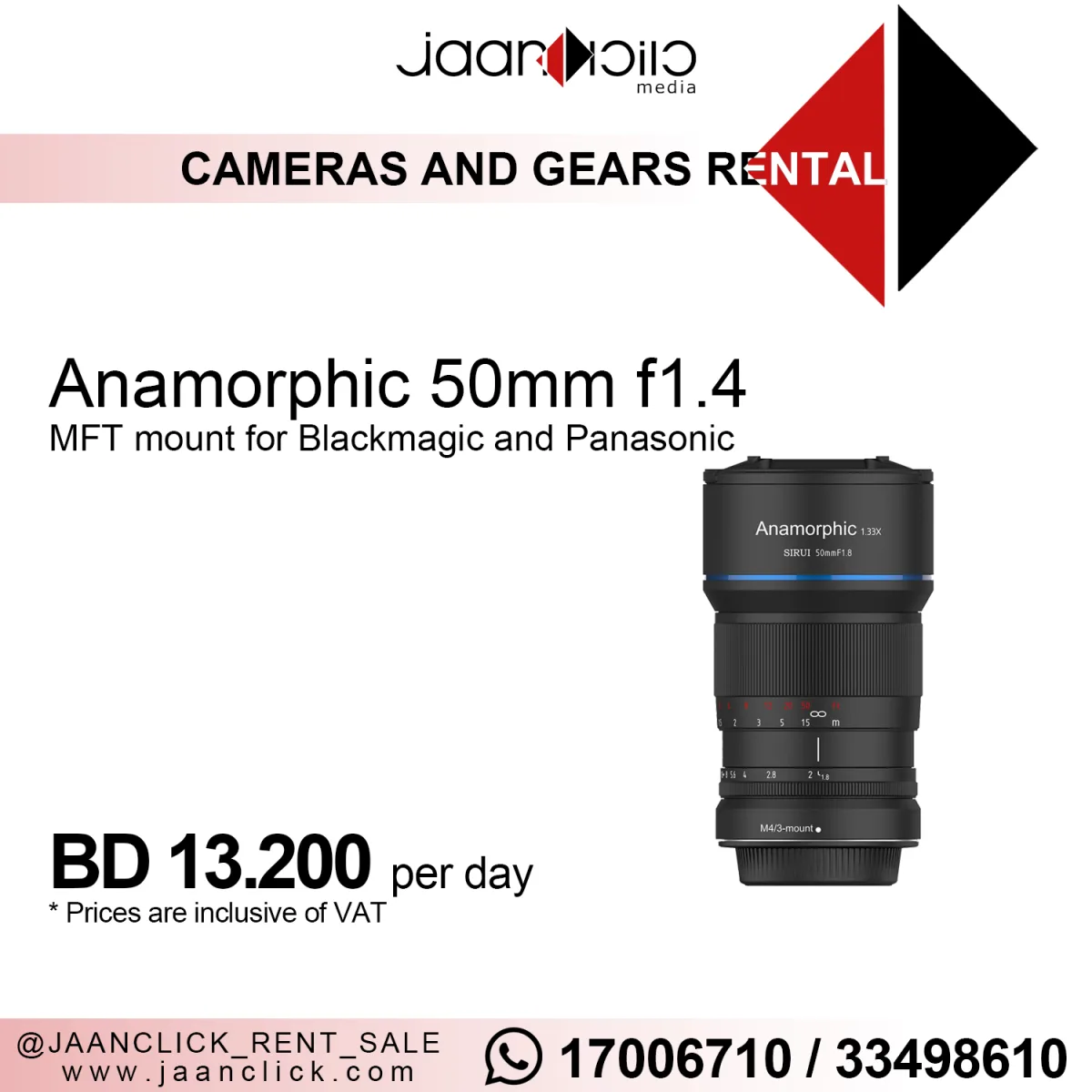 Anamorphic 50mm F1.4