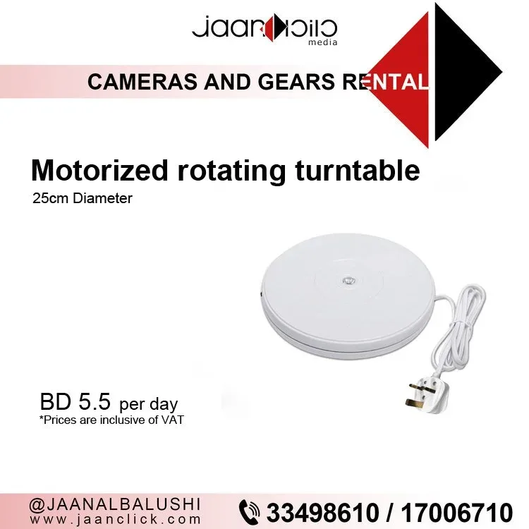 Motorized Rotating Turntable