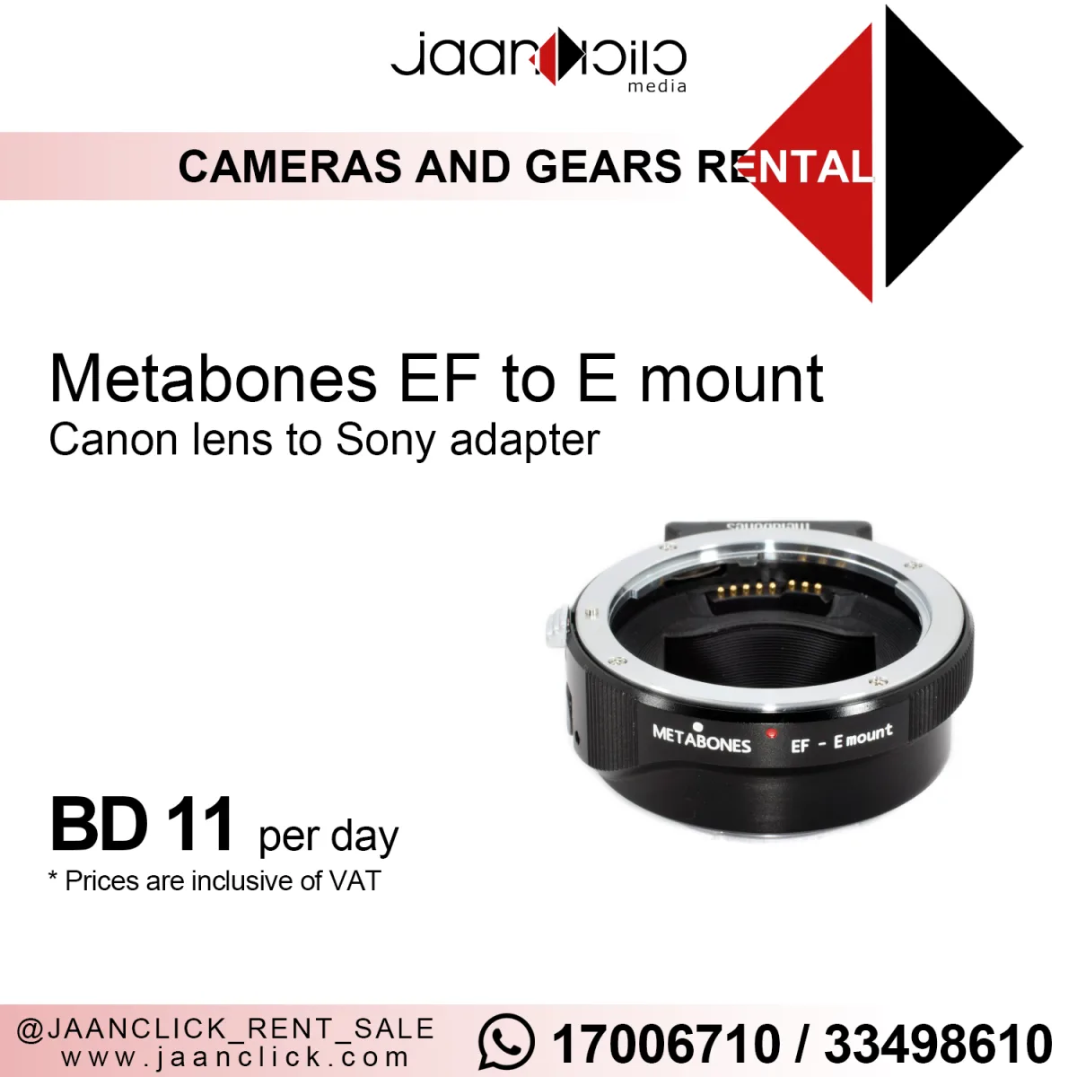 Metabones EF To E Mount