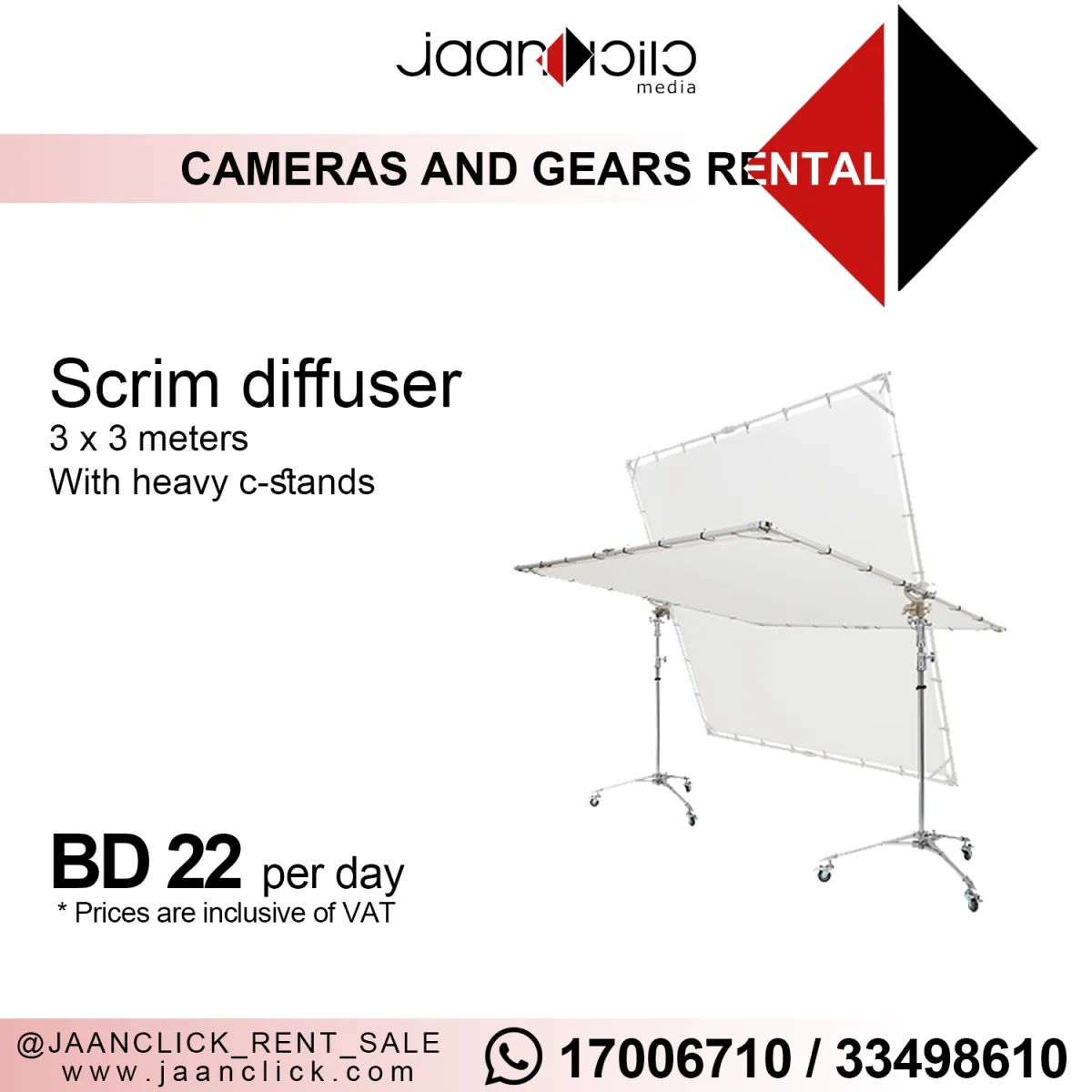 Scrim Diffuser 3x3