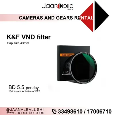 K&F VND Filter 43mm