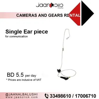 Single Ear Piece