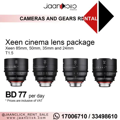 Xeen Cinema Lens Package