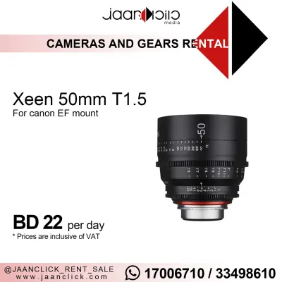 Xeen 50mm T1.5