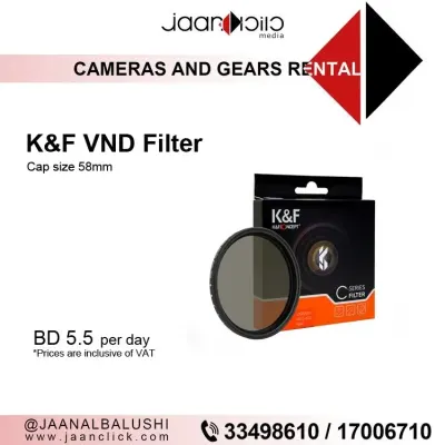 K&F VND Filter 58mm