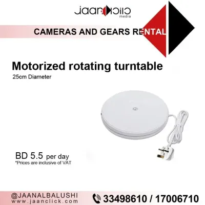 Motorized Rotating Turntable