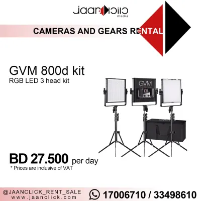 GVM 800d Light Kit