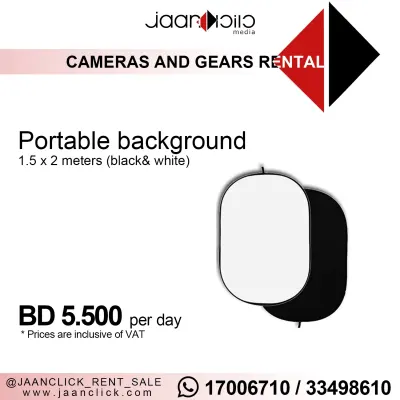 Portable B&W Background