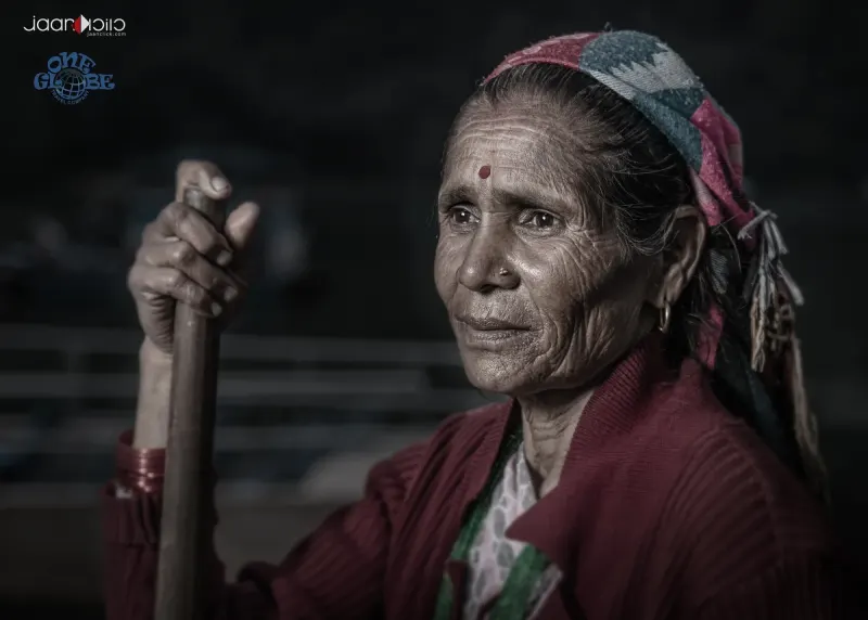 Nepali Lady — Street Life photography by Jaan Click Media