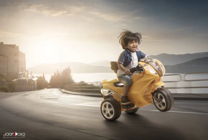 Ebrahim The Biker — Creative & Conceptual photography by Jaan Click Media