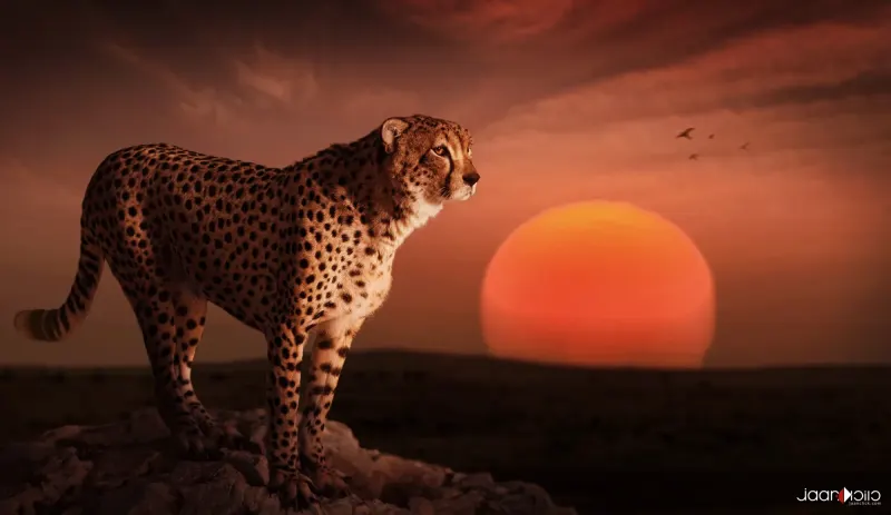 Cheetah Sunset — Animal & Macro photography by Jaan Click Media
