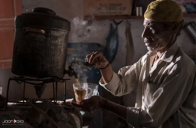 Gwadar Tea Maker — Street Life photography by Jaan Click Media