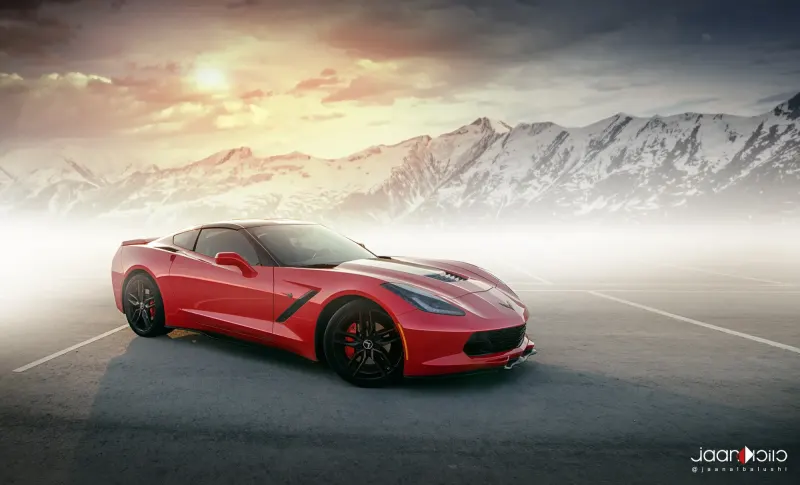 Corvette RED — Automotive & Cars photography by Jaan Click Media