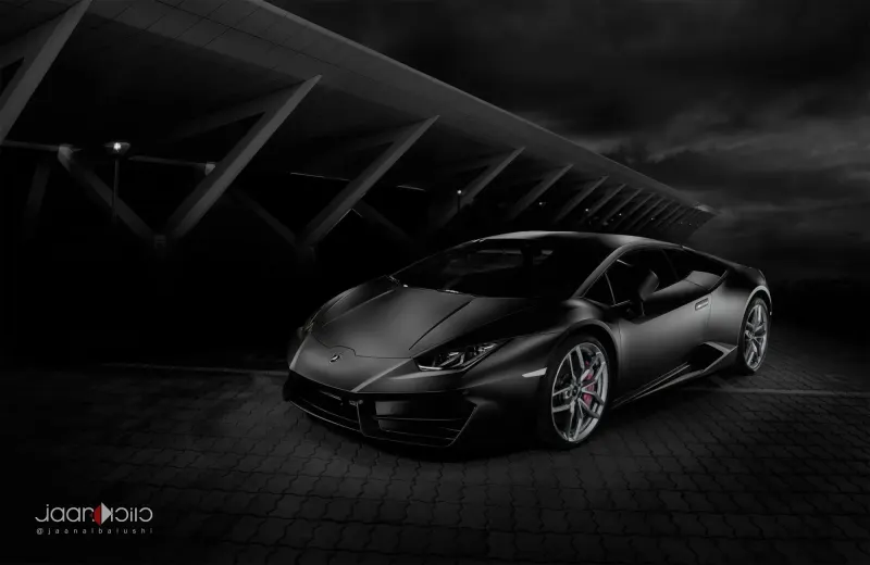 Lamborghini Huracan Black — Automotive & Cars photography by Jaan Click Media